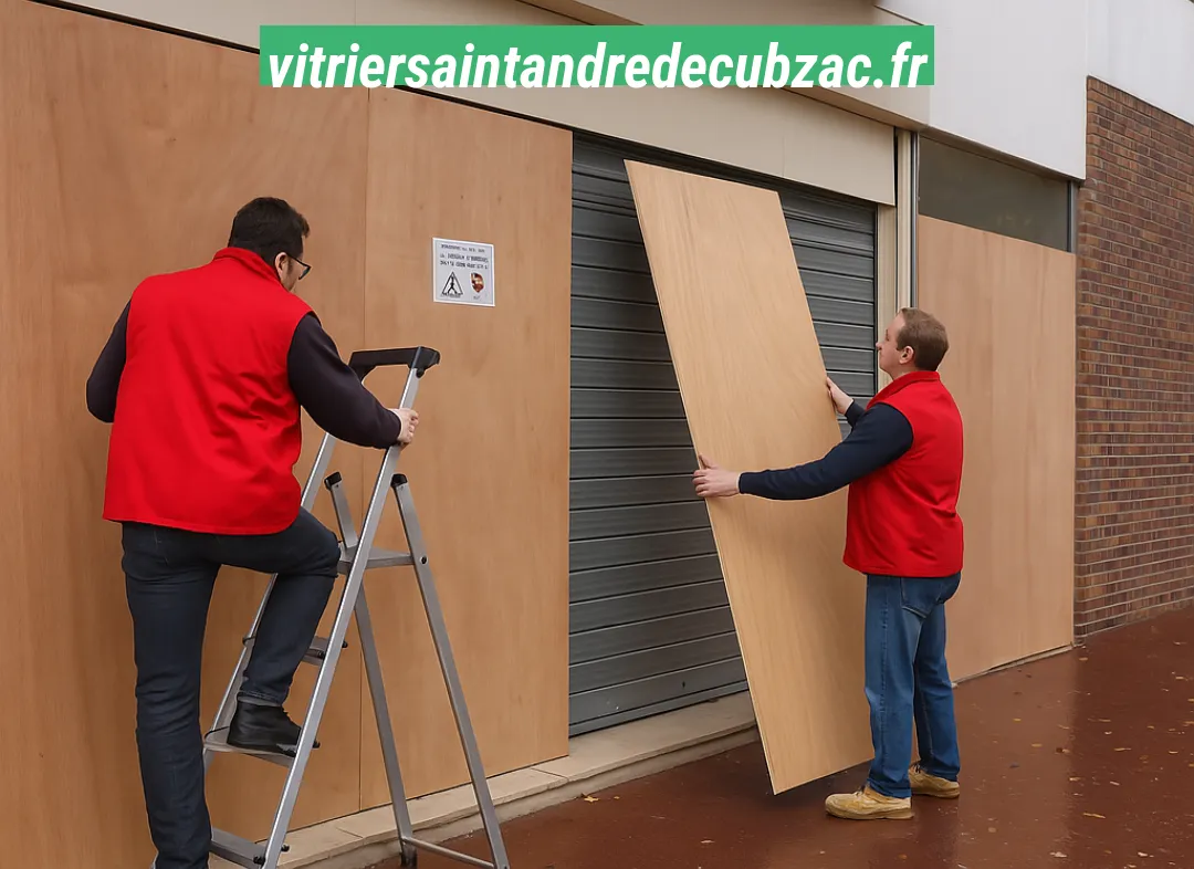 Mise en sécurité fermeture provisoire Saint-André-de-Cubzac