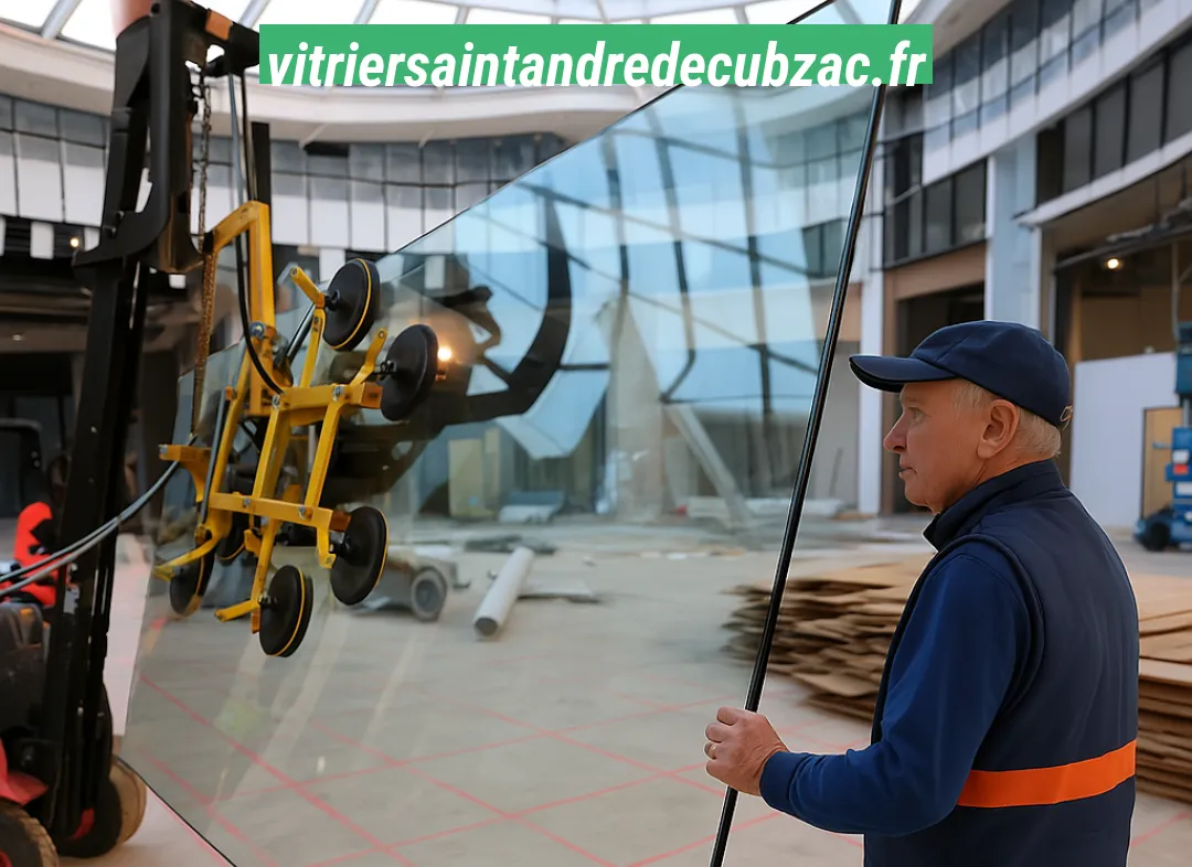 Remplacement de vitrine magasin Saint-André-de-Cubzac